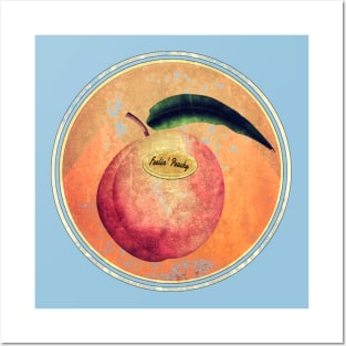 Feelin' Peachy, feel good retro, distressed style, vintage design Posters and Art